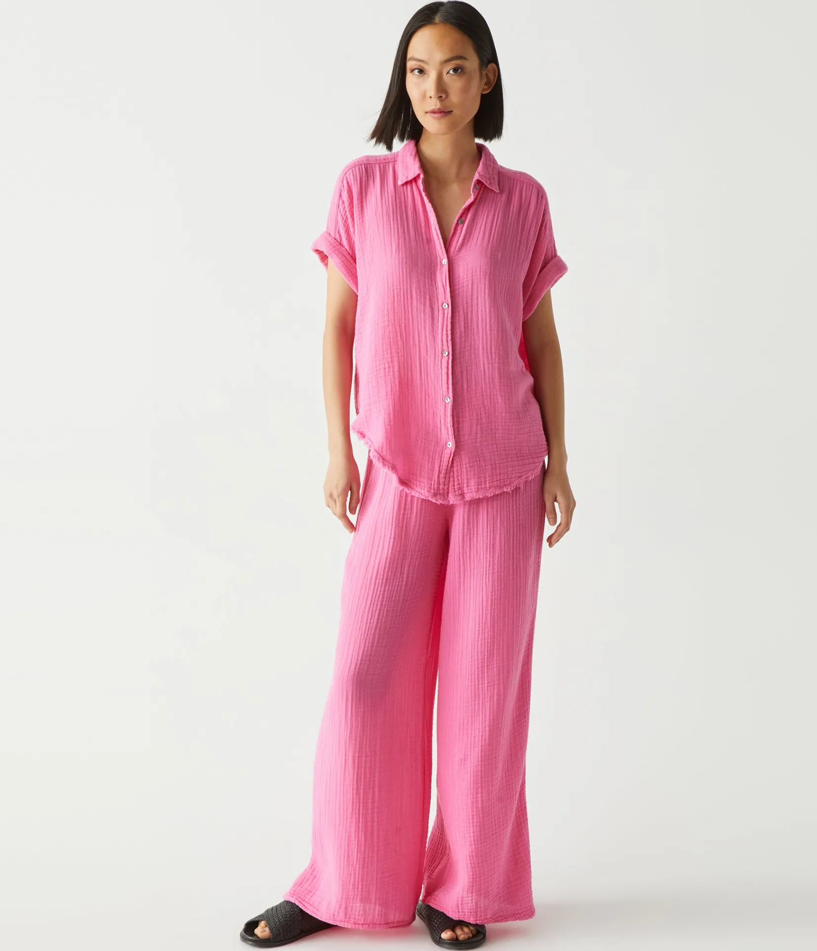 susie_gauze_pant_62.webp Michael Stars Susie Gauze Pant- Pants, Shorts & Skirts
