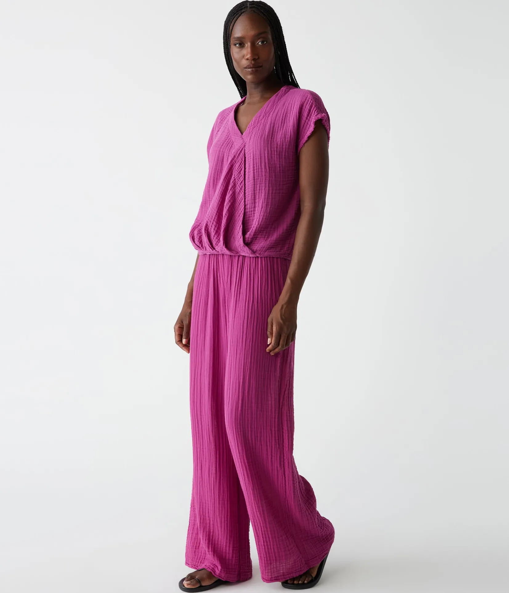 susie_gauze_pant_69.webp Michael Stars Susie Gauze Pant- Pants, Shorts & Skirts