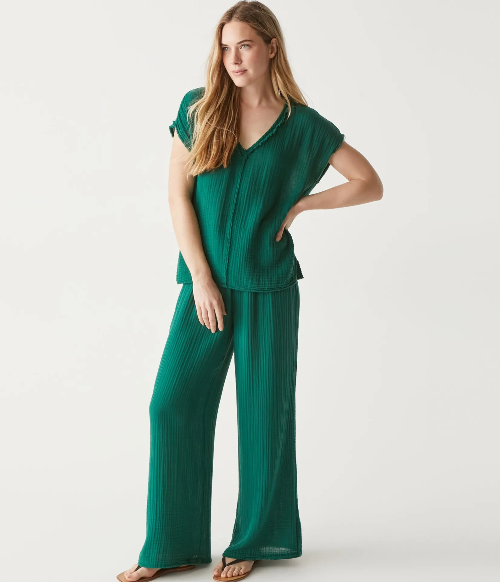 susie_gauze_pant_80.webp Michael Stars Susie Gauze Pant- Pants, Shorts & Skirts