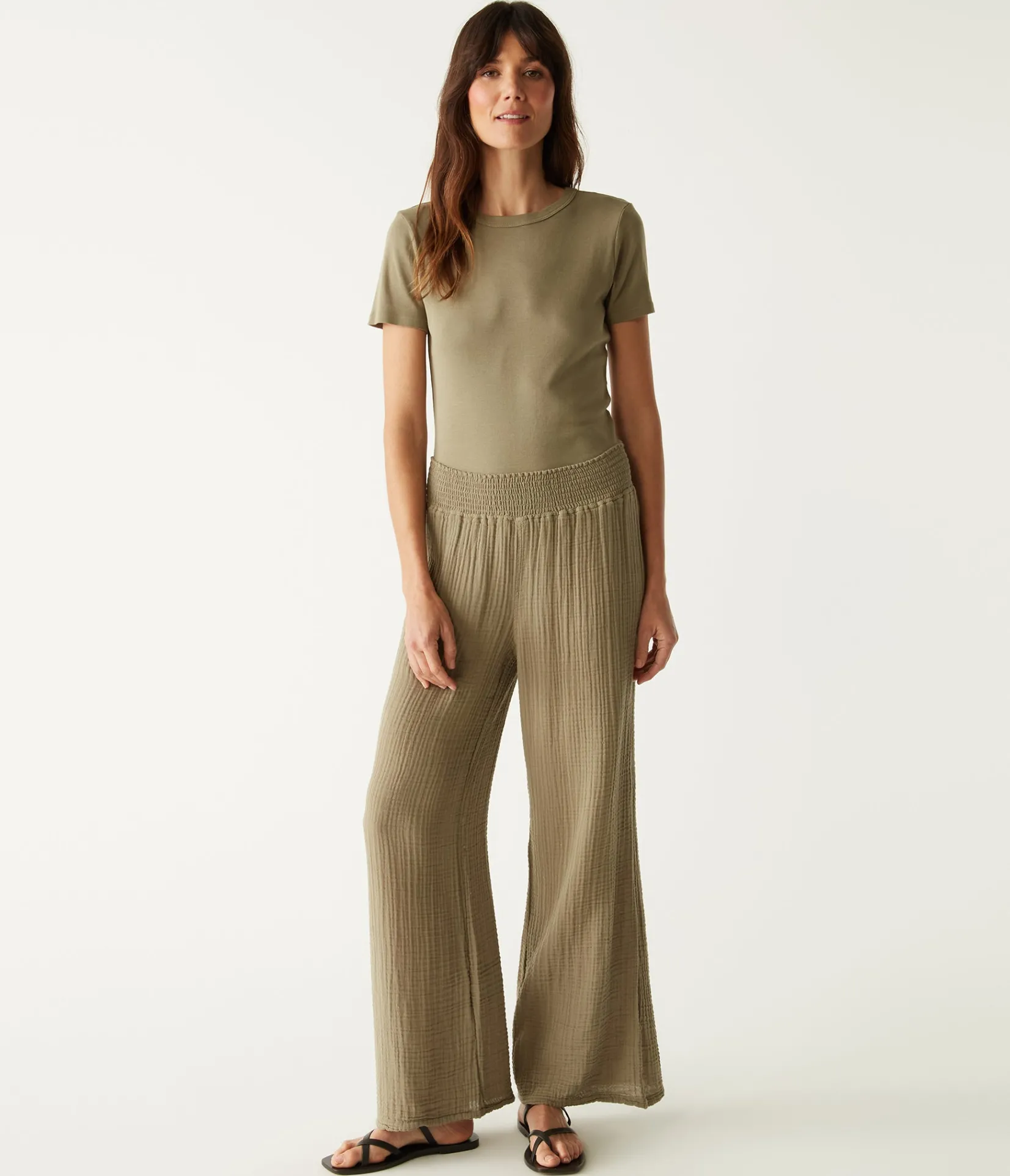 susie_gauze_pant_86.webp Michael Stars Susie Gauze Pant- Pants, Shorts & Skirts