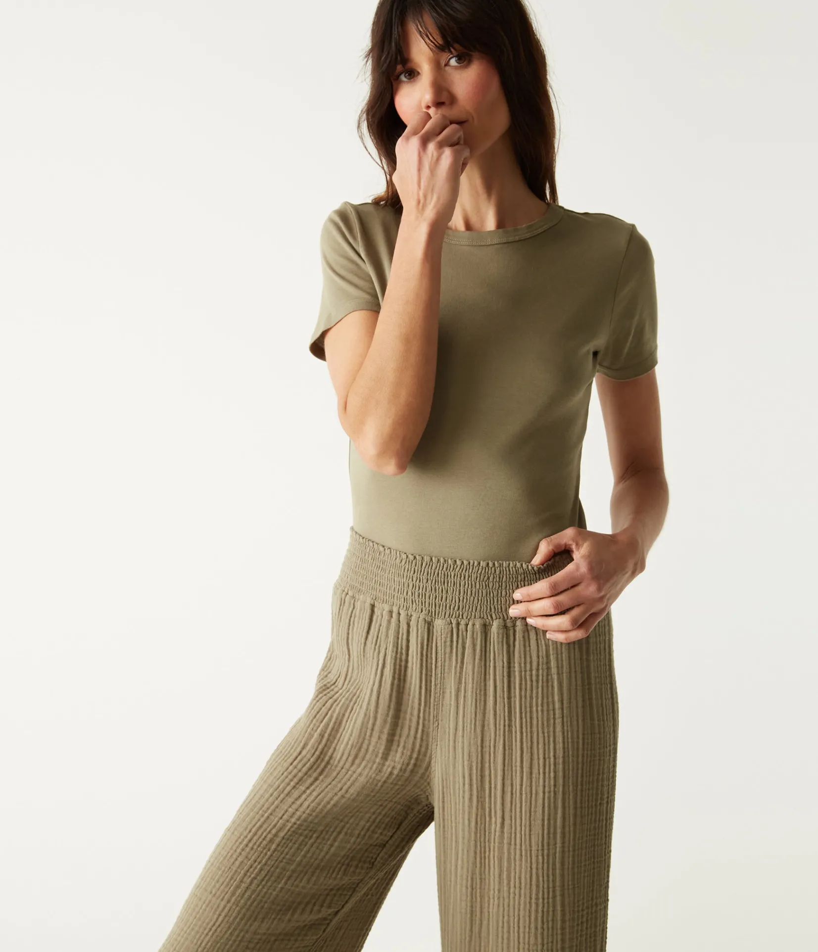 susie_gauze_pant_88.webp Michael Stars Susie Gauze Pant- Pants, Shorts & Skirts