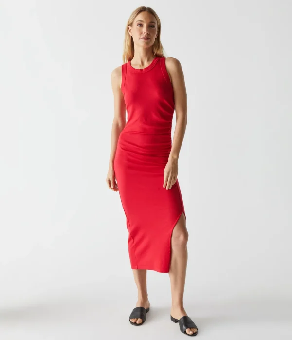 Michael Stars Tala Asymmetrical Midi Dress- Dresses | Midi Dresses