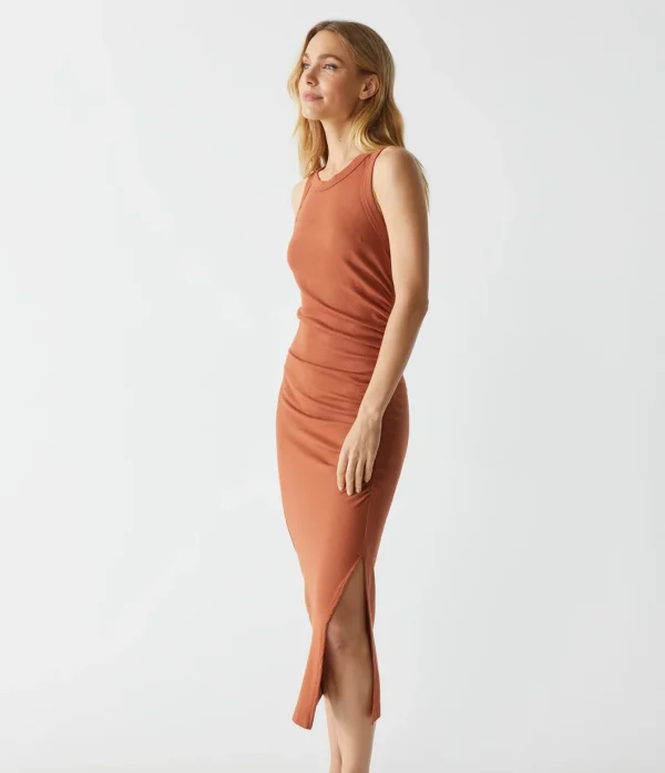 Michael Stars Tala Asymmetrical Midi Dress- Dresses | Midi Dresses