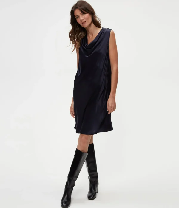 Michael Stars Tessa Satin Mini Dress- Dresses