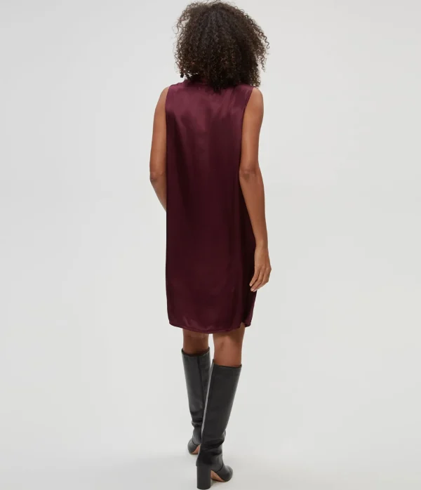 Michael Stars Tessa Satin Mini Dress- Dresses