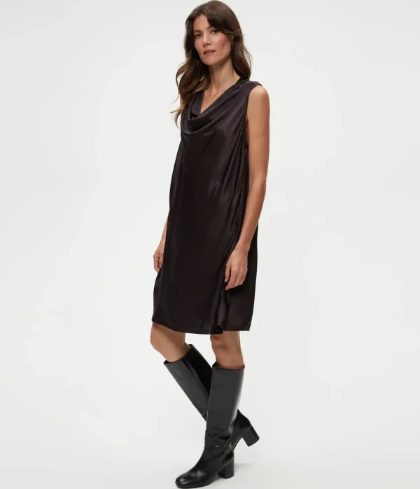 Michael Stars Tessa Satin Mini Dress- Dresses
