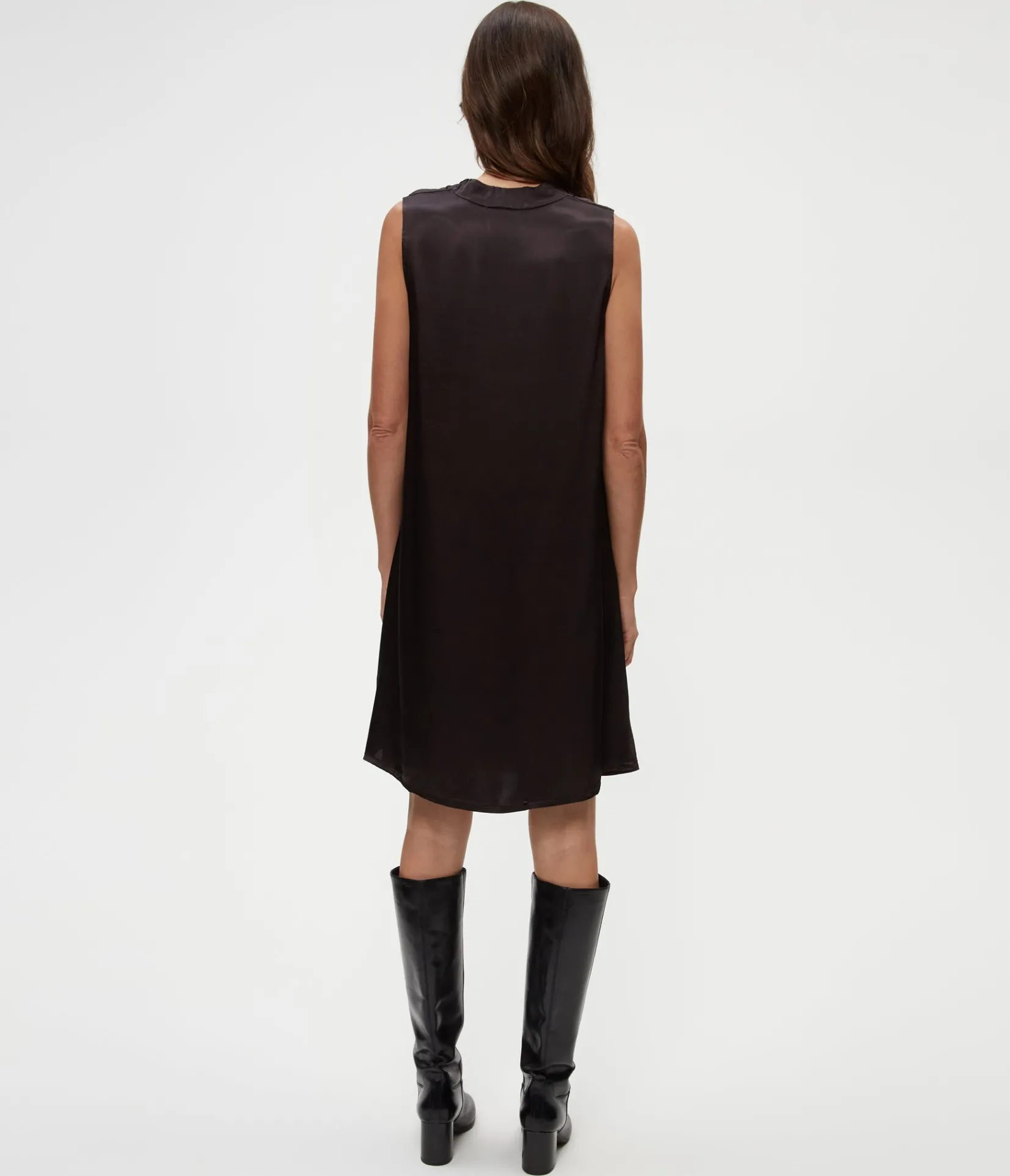 tessa_satin_mini_dress_16.webp Michael Stars Tessa Satin Mini Dress- Dresses