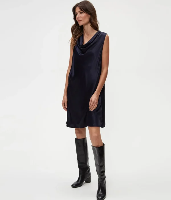 Michael Stars Tessa Satin Mini Dress- Dresses