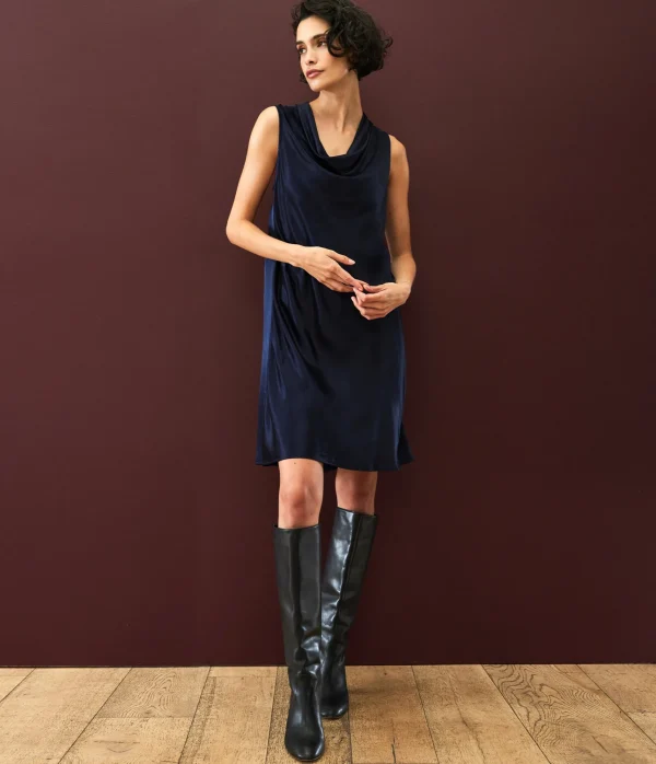 Michael Stars Tessa Satin Mini Dress- Dresses