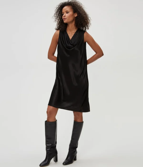 Michael Stars Tessa Satin Mini Dress- Dresses