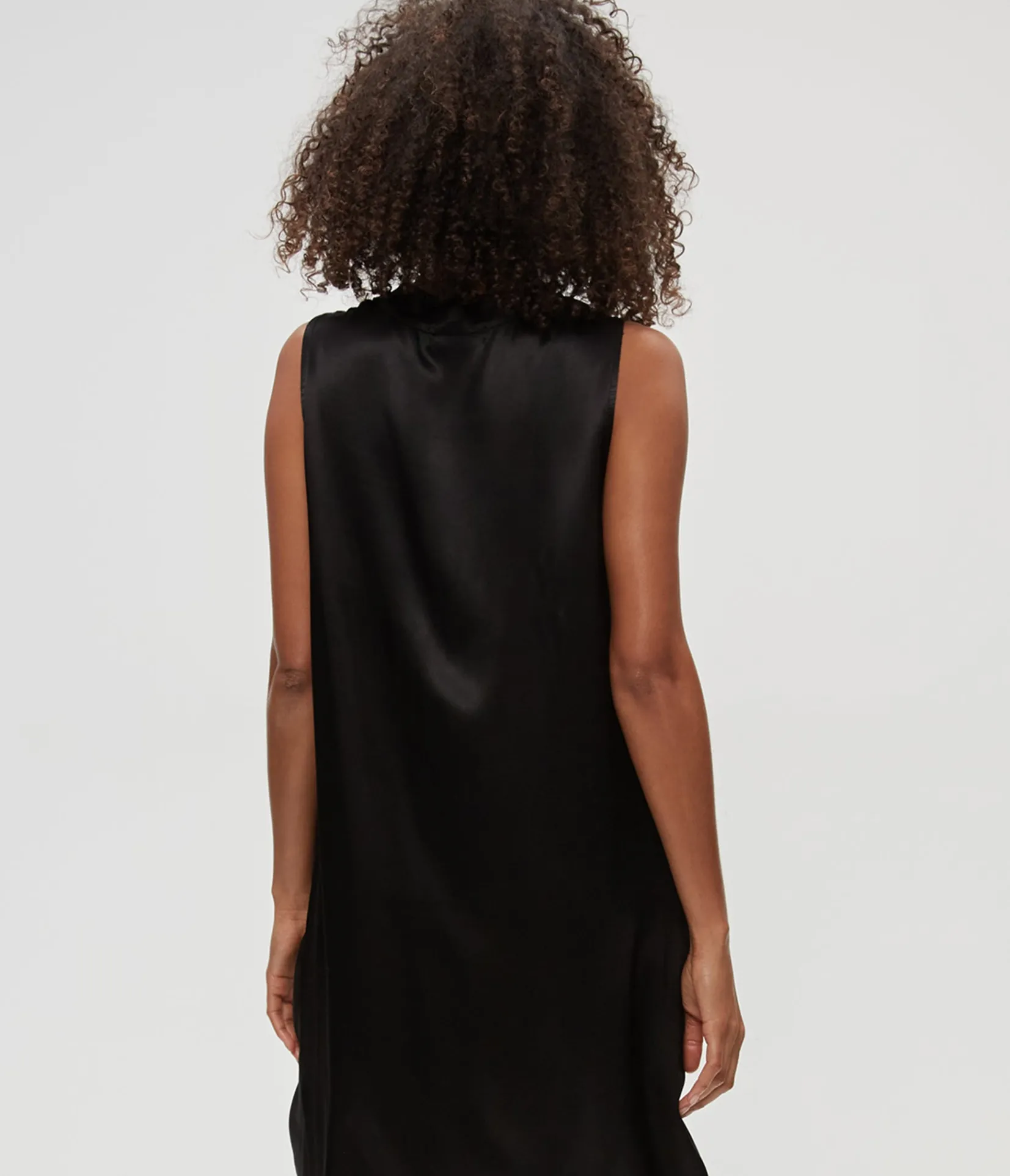 tessa_satin_mini_dress_8.webp Michael Stars Tessa Satin Mini Dress- Dresses