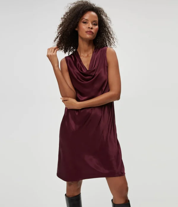 Michael Stars Tessa Satin Mini Dress- Dresses