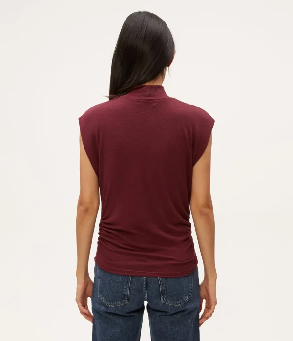 Michael Stars Tina Mock Neck Top- Tops, Blouses & Shirts | T-Shirts