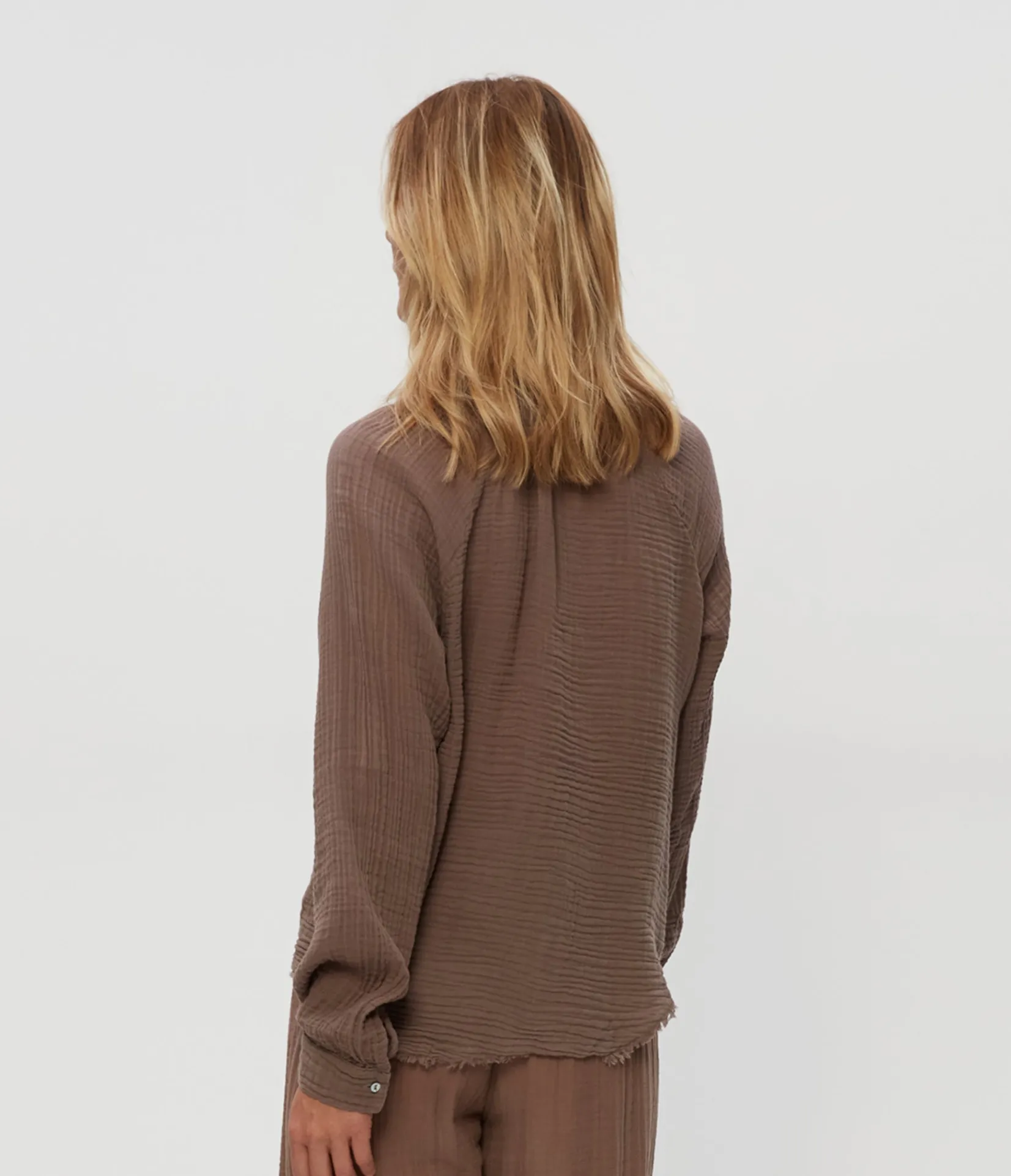 toni_gauze_button_down_shirt_20.webp Michael Stars Toni Gauze Button Down Shirt- Tops, Blouses & Shirts