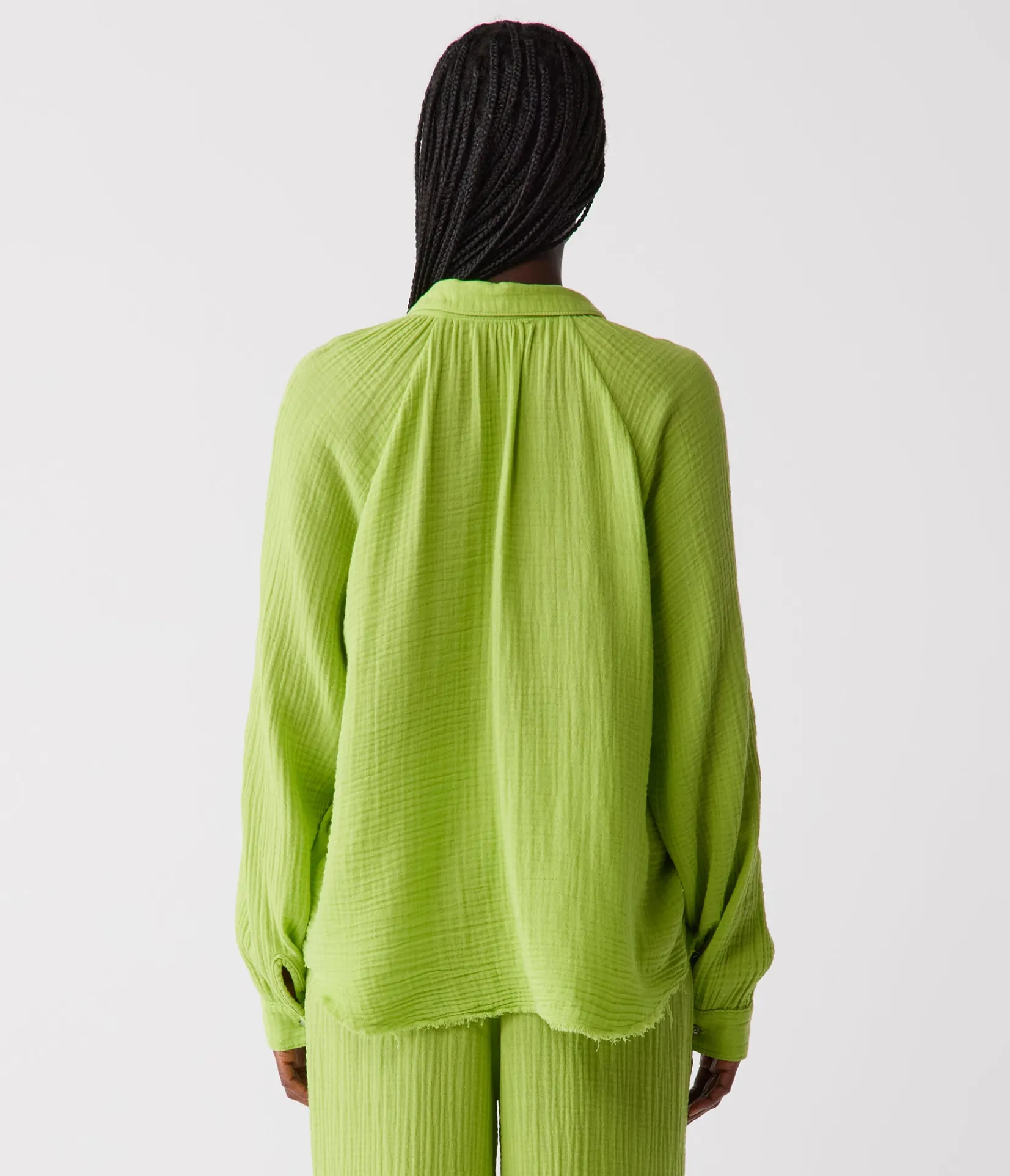 toni_gauze_button_down_shirt_28.webp Michael Stars Toni Gauze Button Down Shirt- Tops, Blouses & Shirts