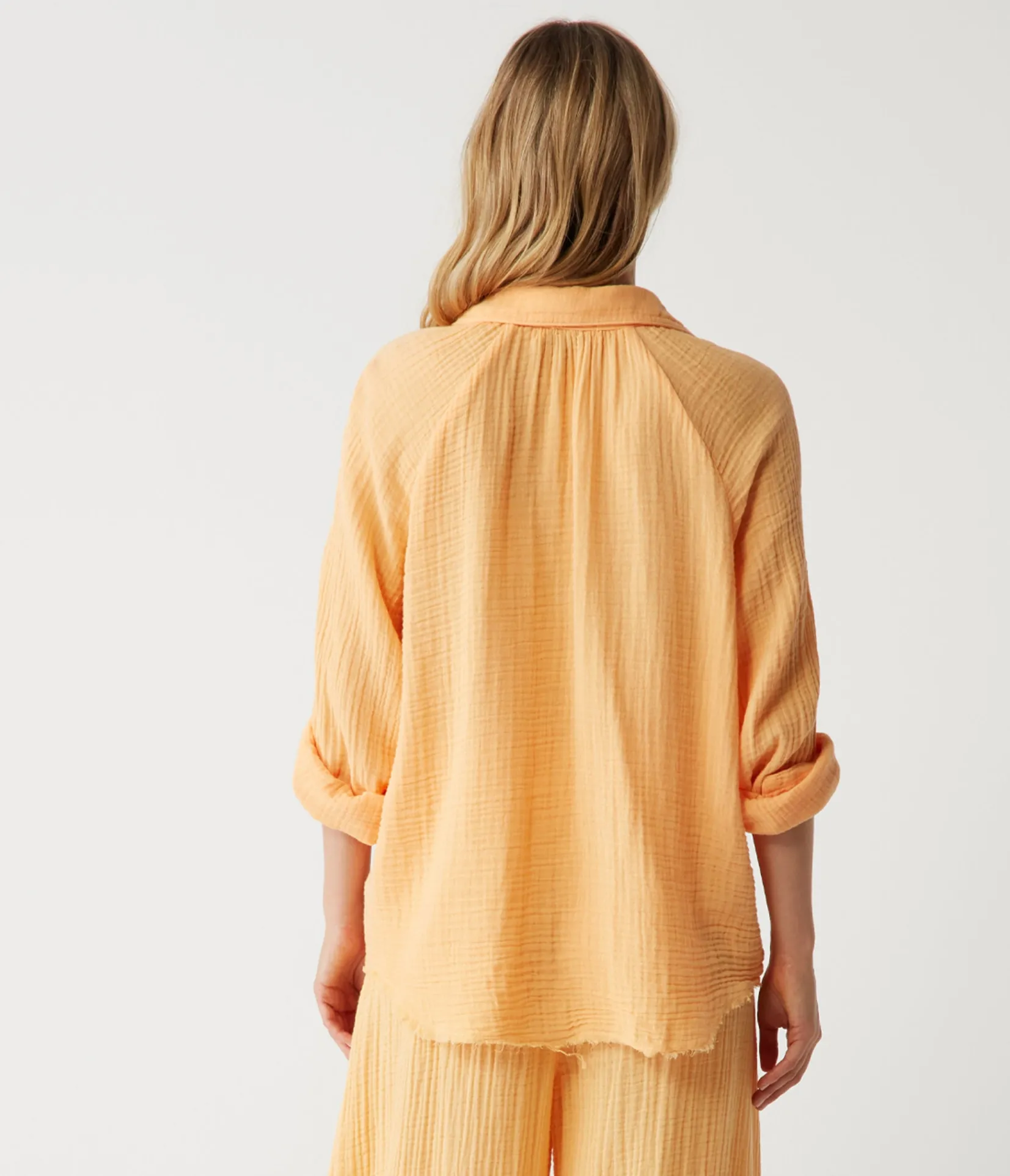 toni_gauze_button_down_shirt_32.webp Michael Stars Toni Gauze Button Down Shirt- Tops, Blouses & Shirts