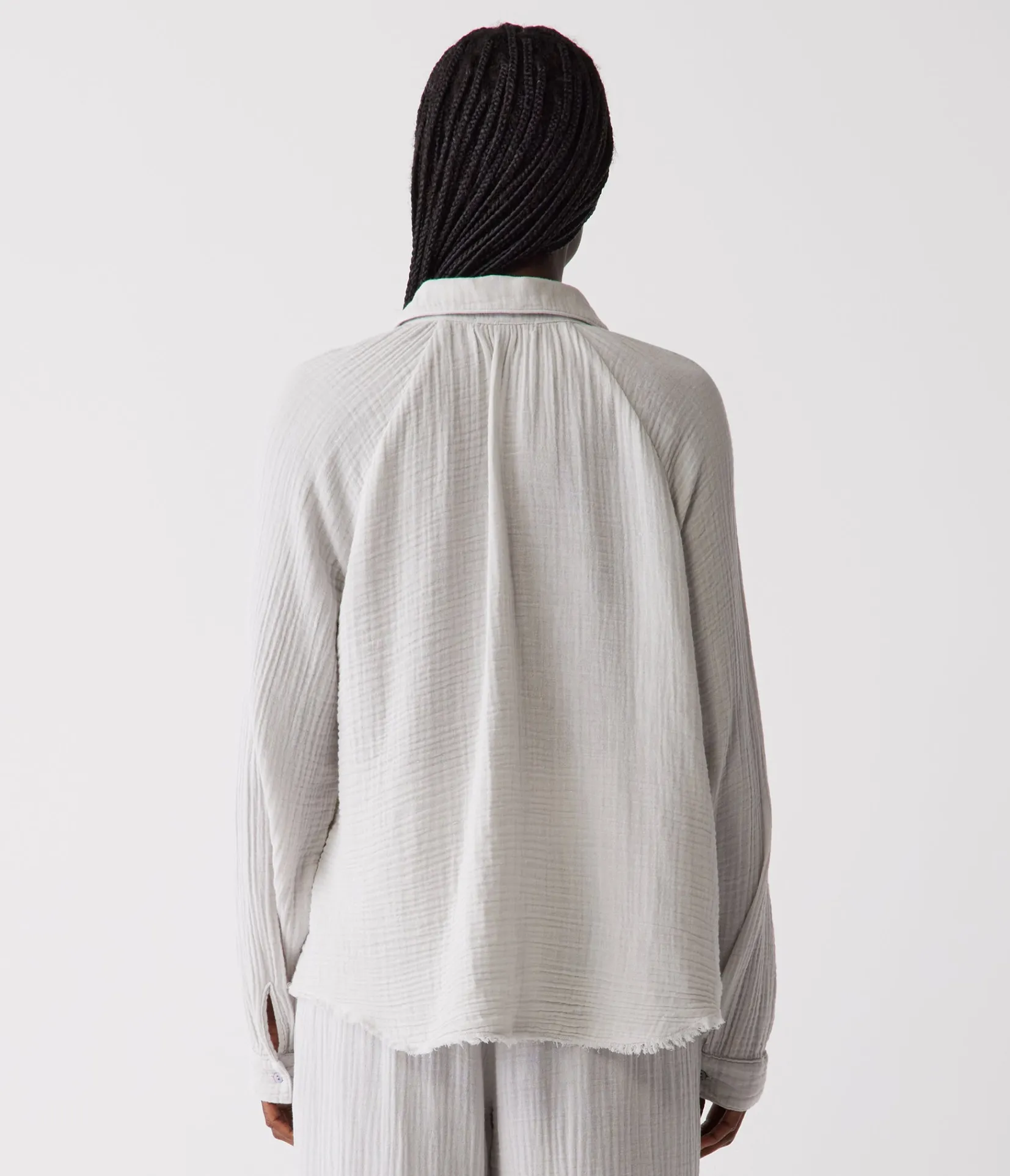 toni_gauze_button_down_shirt_40.webp Michael Stars Toni Gauze Button Down Shirt- Tops, Blouses & Shirts
