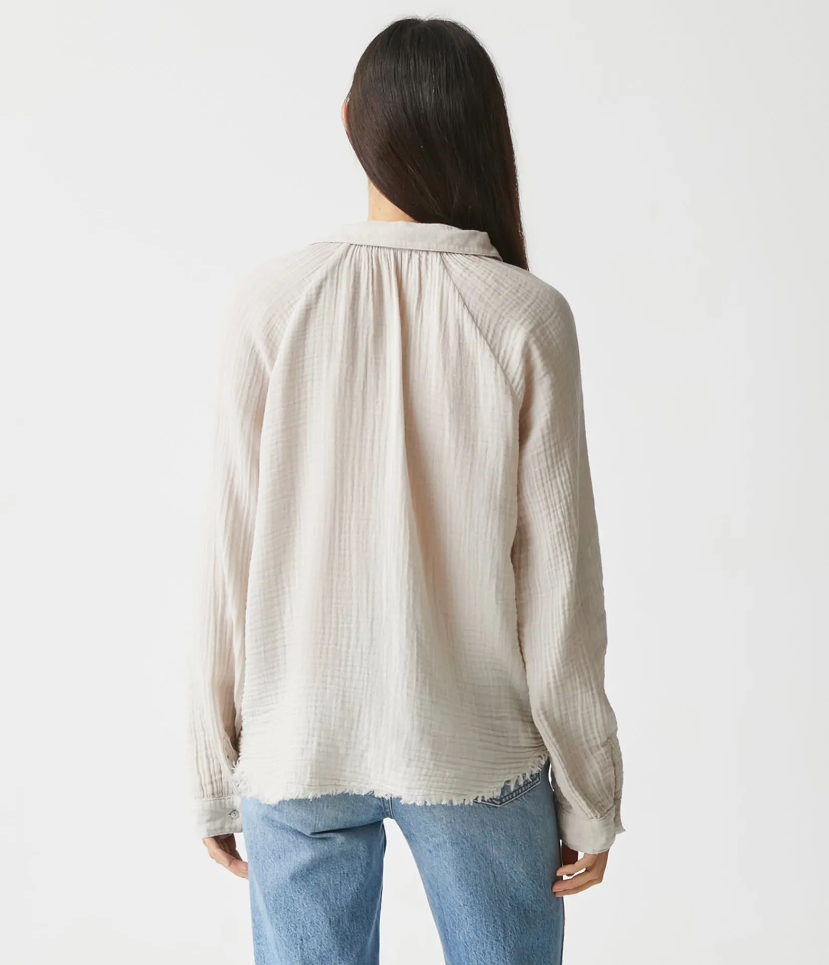 toni_gauze_button_down_shirt_48.webp Michael Stars Toni Gauze Button Down Shirt- Tops, Blouses & Shirts