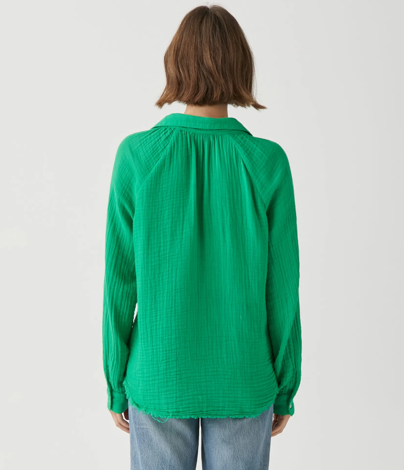 toni_gauze_button_down_shirt_60.webp Michael Stars Toni Gauze Button Down Shirt- Tops, Blouses & Shirts