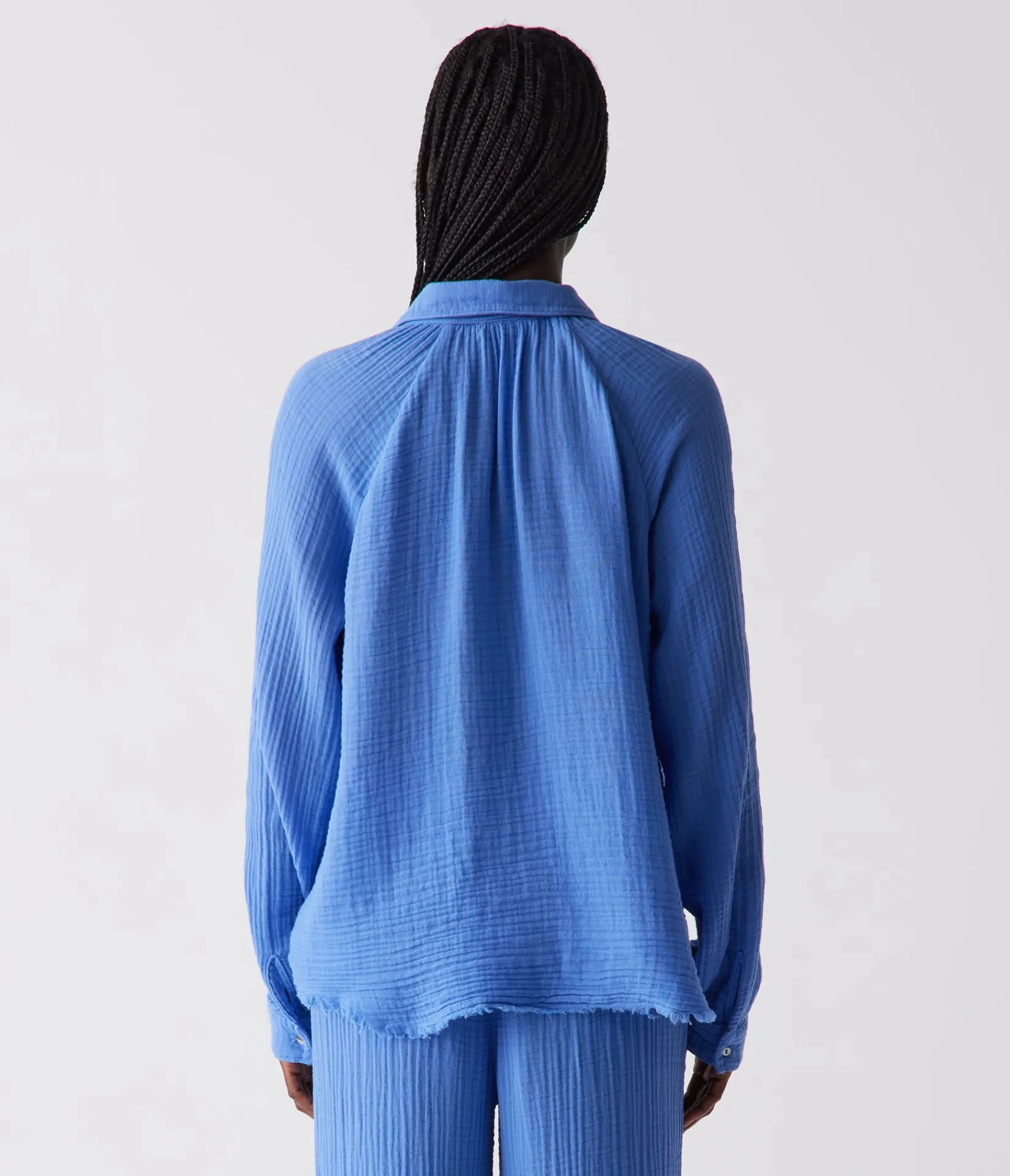 toni_gauze_button_down_shirt_68.webp Michael Stars Toni Gauze Button Down Shirt- Tops, Blouses & Shirts