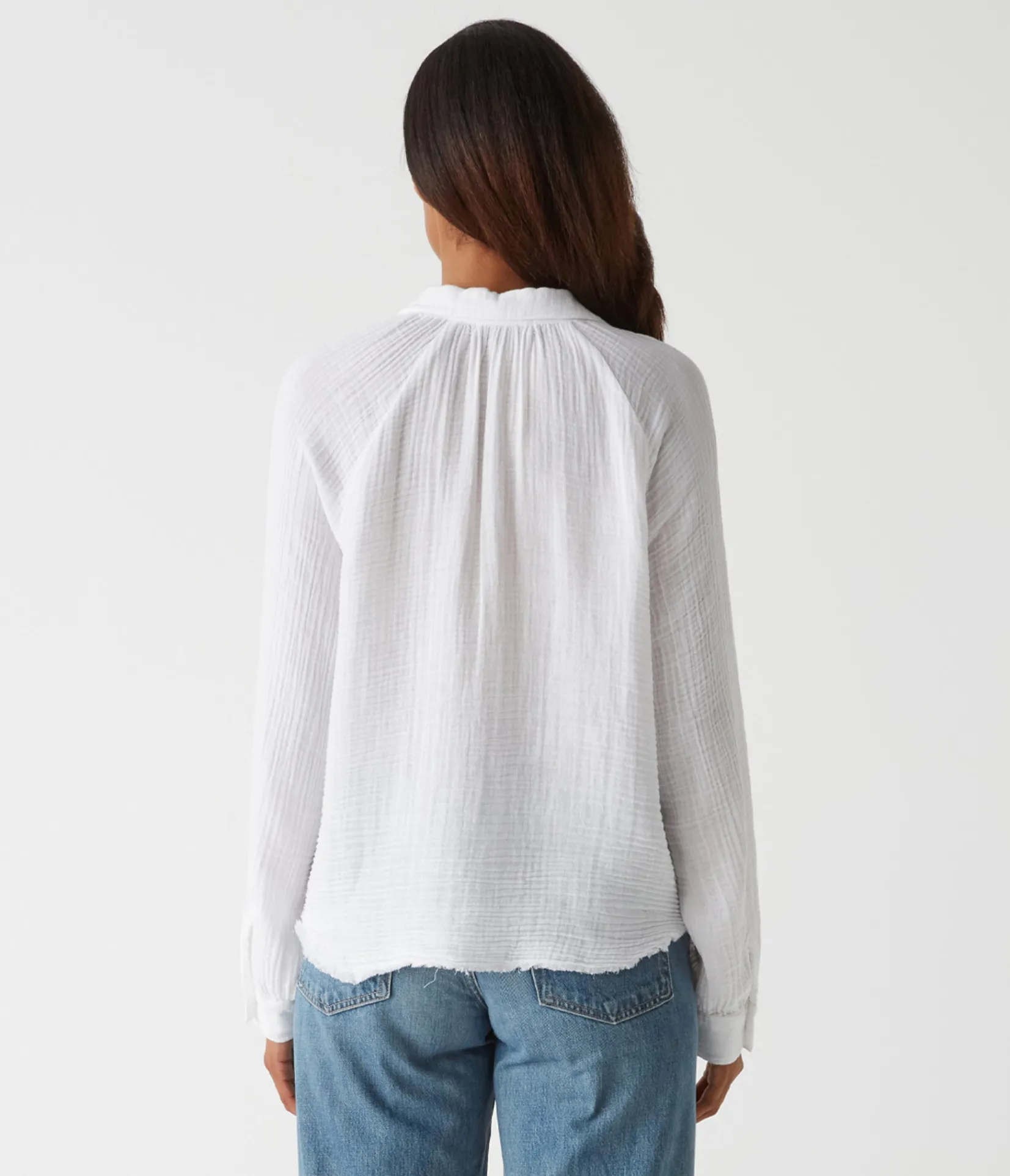 toni_gauze_button_down_shirt_8.webp Michael Stars Toni Gauze Button Down Shirt- Tops, Blouses & Shirts