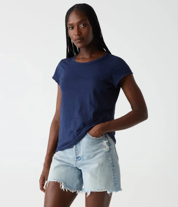 Michael Stars Trudy Supima Tee- T-Shirts | Supima Cotton T-Shirts