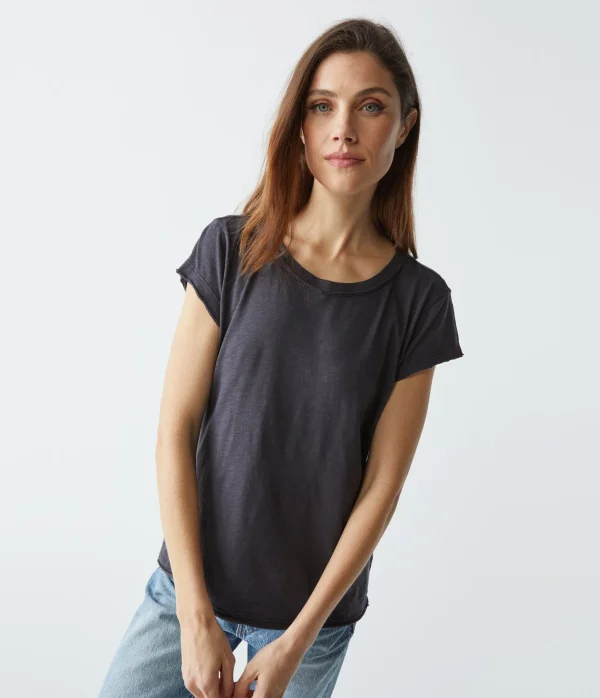 Michael Stars Trudy Supima Tee- T-Shirts | Supima Cotton T-Shirts