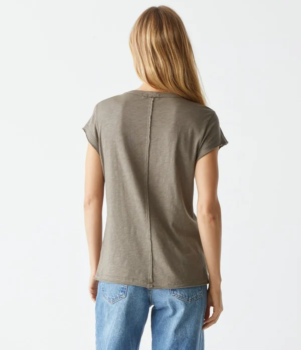 Michael Stars Trudy Supima Tee- T-Shirts | Supima Cotton T-Shirts