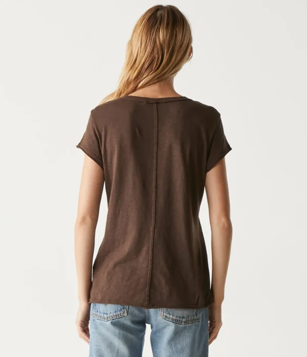 Michael Stars Trudy Supima Tee- T-Shirts | Supima Cotton T-Shirts