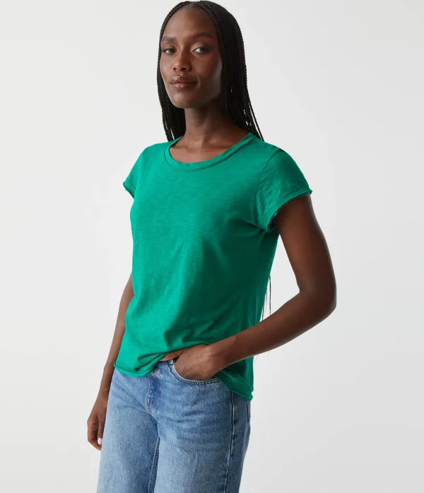 Michael Stars Trudy Supima Tee- T-Shirts | Supima Cotton T-Shirts