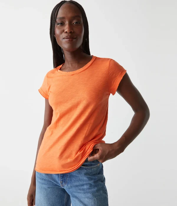 Michael Stars Trudy Supima Tee- T-Shirts | Supima Cotton T-Shirts