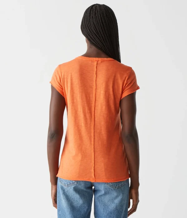 Michael Stars Trudy Supima Tee- T-Shirts | Supima Cotton T-Shirts