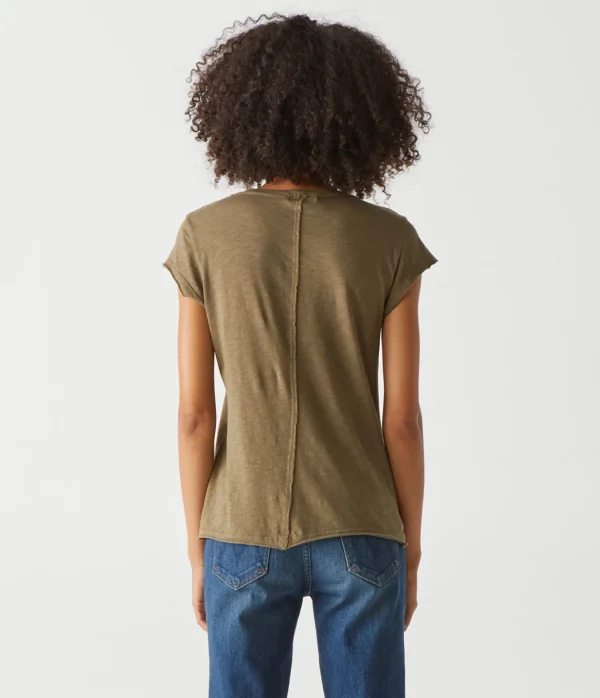 Michael Stars Trudy Supima Tee- T-Shirts | Supima Cotton T-Shirts