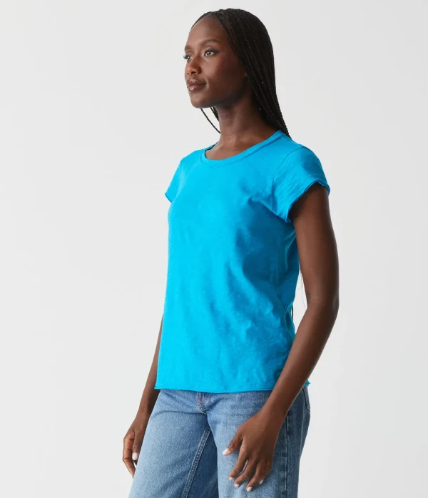 Michael Stars Trudy Supima Tee- T-Shirts | Supima Cotton T-Shirts