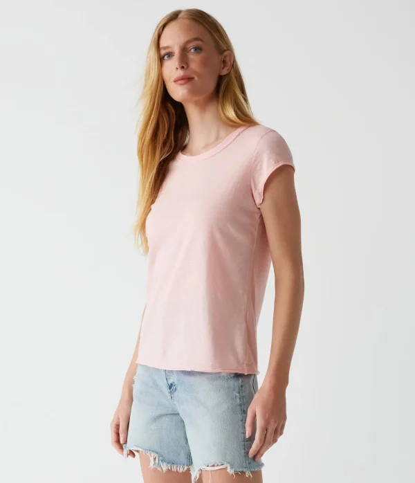 Michael Stars Trudy Supima Tee- T-Shirts | Supima Cotton T-Shirts