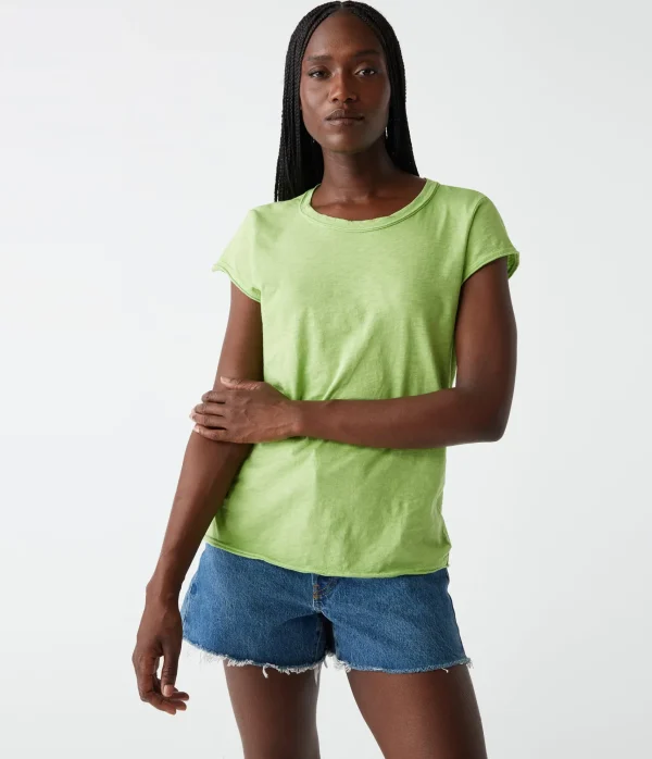 Michael Stars Trudy Supima Tee- T-Shirts | Supima Cotton T-Shirts
