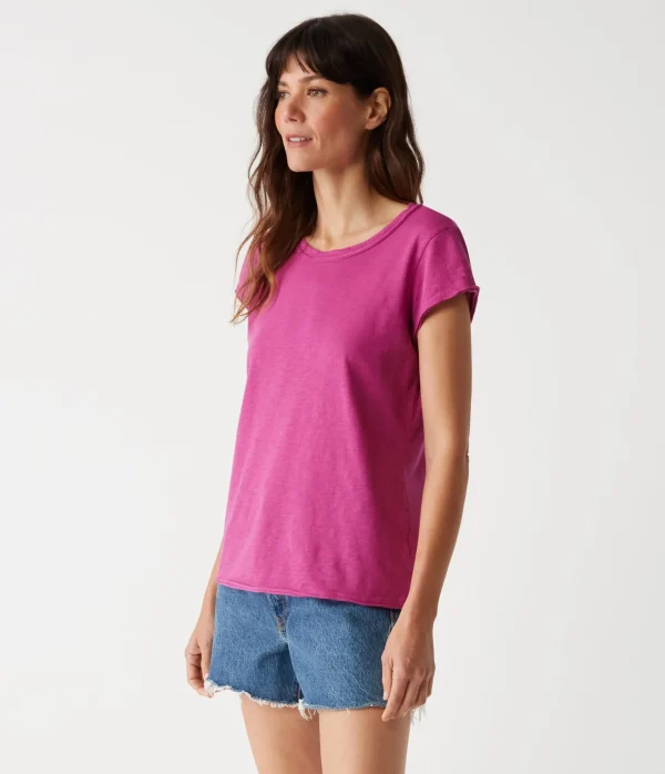 Michael Stars Trudy Supima Tee- T-Shirts | Supima Cotton T-Shirts