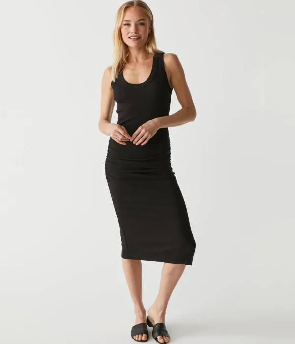 Michael Stars Ulla Ribbed Dress- Dresses | Midi Dresses
