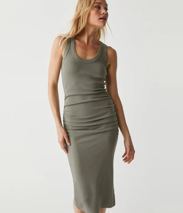 Michael Stars Ulla Ribbed Dress- Dresses | Midi Dresses