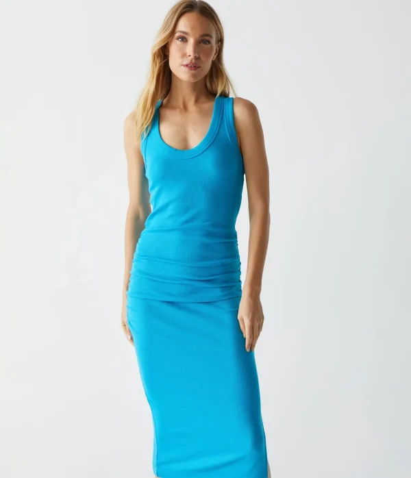Michael Stars Ulla Ribbed Dress- Dresses | Midi Dresses
