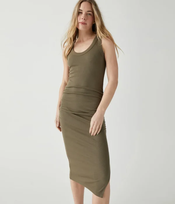 Michael Stars Ulla Ribbed Dress- Dresses | Midi Dresses