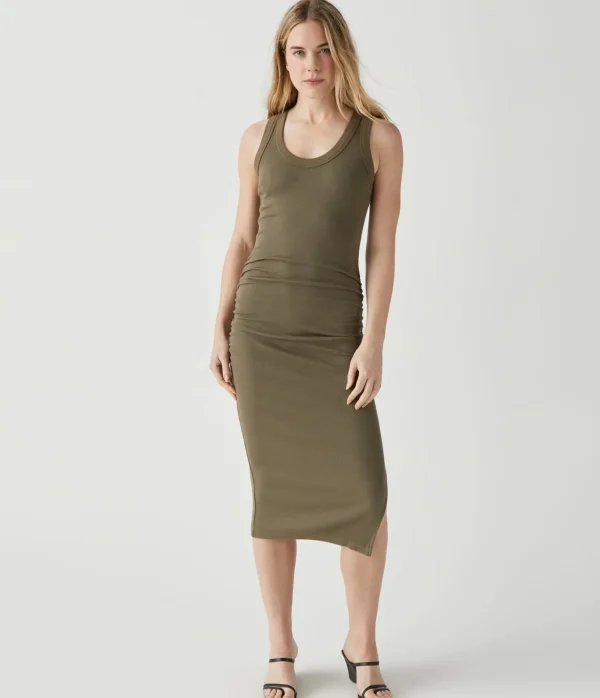 Michael Stars Ulla Ribbed Dress- Dresses | Midi Dresses