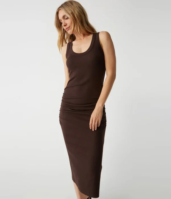 Michael Stars Ulla Ribbed Dress- Dresses | Midi Dresses