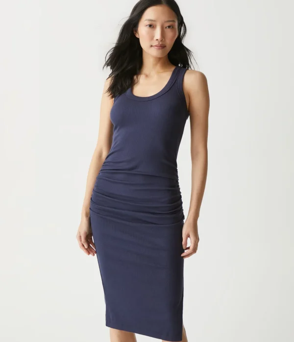 Michael Stars Ulla Ribbed Dress- Dresses | Midi Dresses