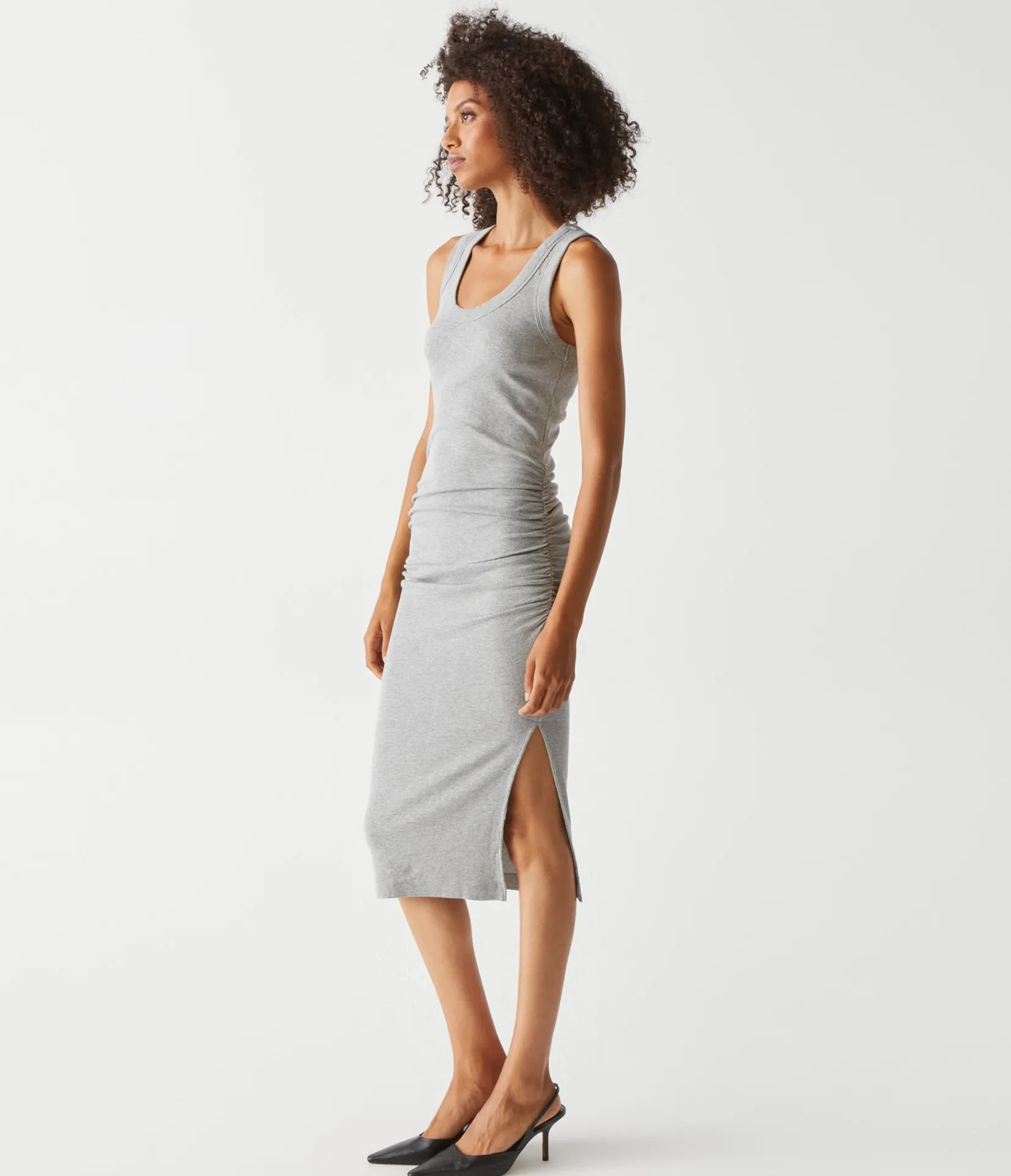 ulla_ribbed_dress_46.webp Michael Stars Ulla Ribbed Dress- Dresses | Midi Dresses