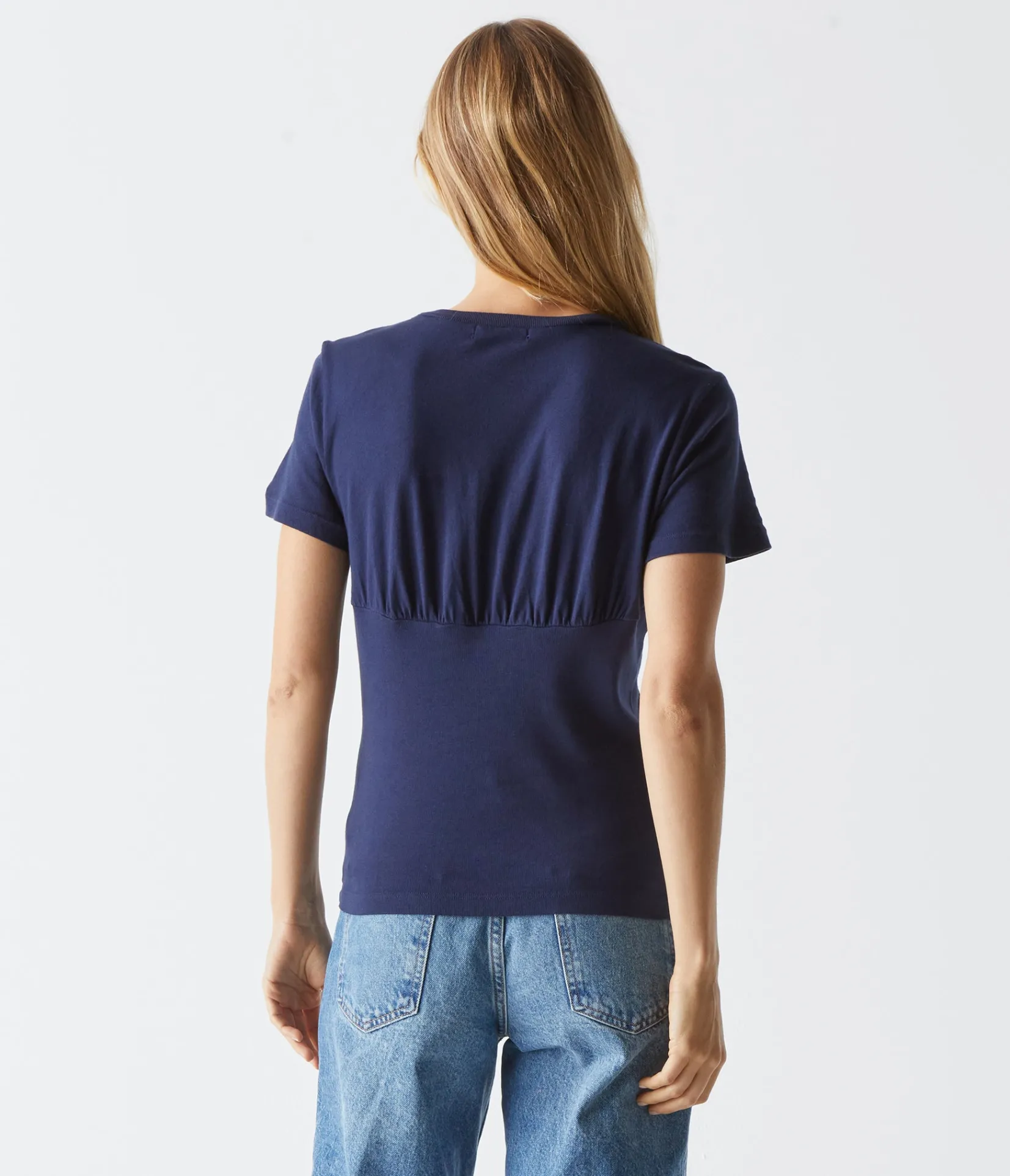 victoria_mixed_fabric_tee_11.webp Michael Stars Victoria Mixed Fabric Tee- T-Shirts | 1x1 Cotton T-Shirts