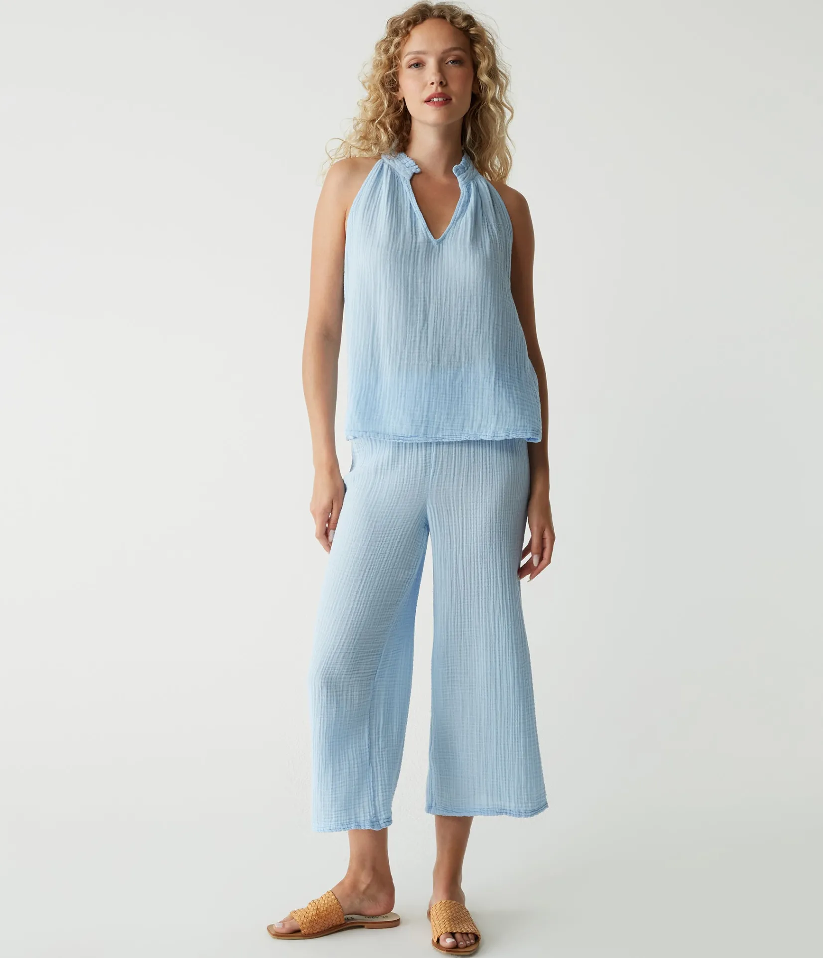 viola_gauze_tank_1.webp Michael Stars Viola Gauze Tank- Tops, Blouses & Shirts