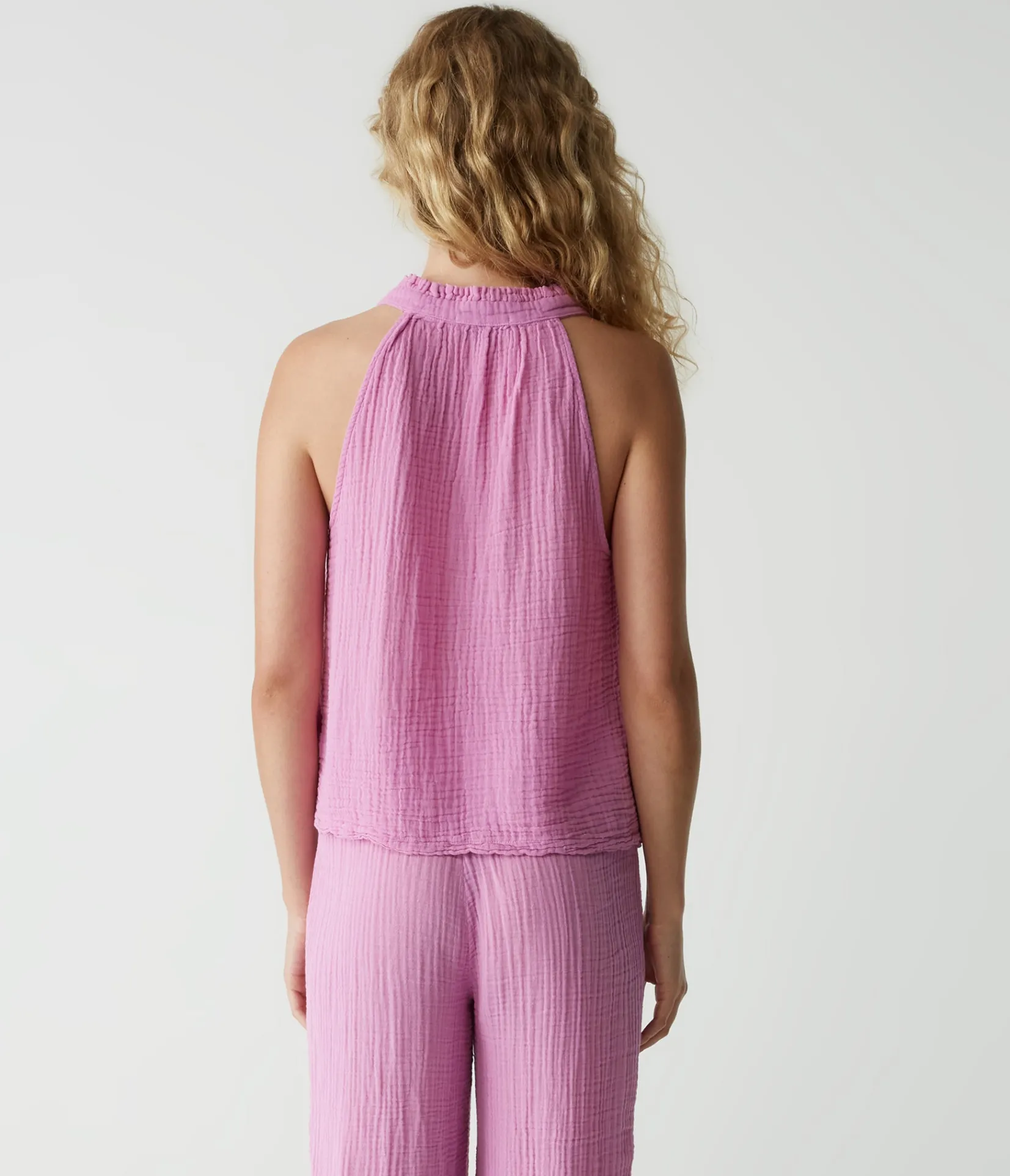 viola_gauze_tank_15.webp Michael Stars Viola Gauze Tank- Tops, Blouses & Shirts