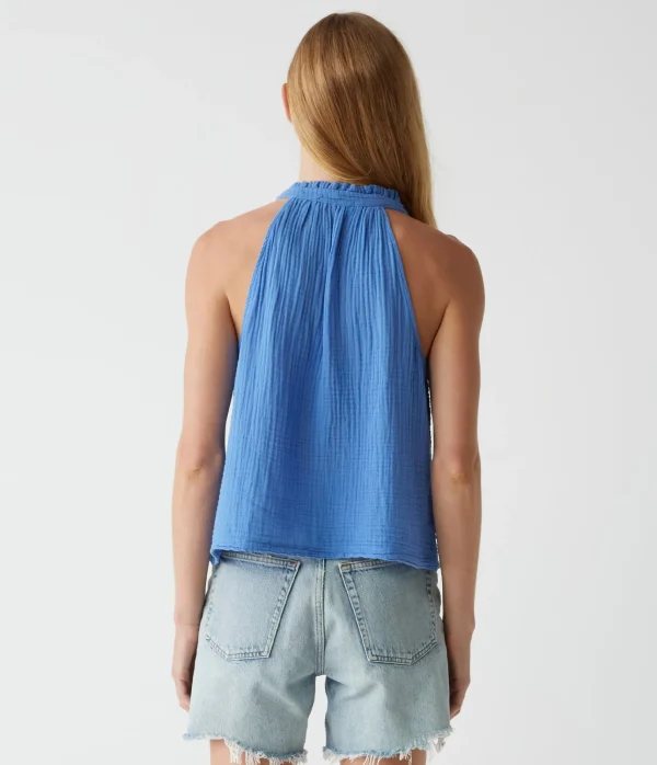 Michael Stars Viola Gauze Tank- Tops, Blouses & Shirts