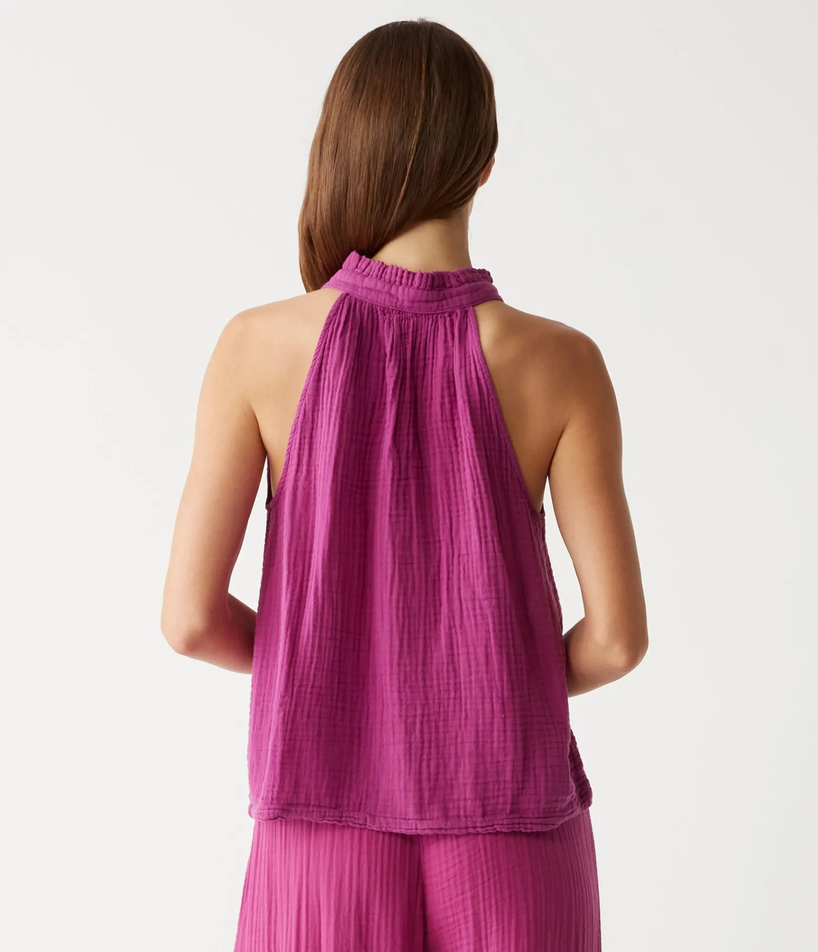 viola_gauze_tank_23.webp Michael Stars Viola Gauze Tank- Tops, Blouses & Shirts